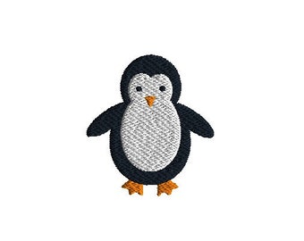 Mini Baby Penguin Machine Embroidery Design-INSTANT DOWNLOAD