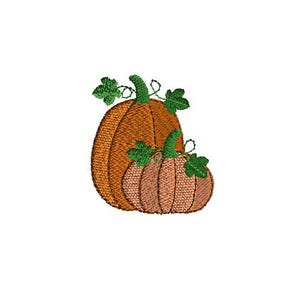 Mini Pumpkins 2 Machine Embroidery Design-INSTANT DOWNLOAD