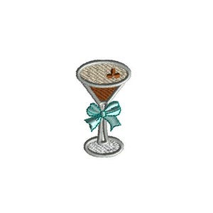 Mini Expresso Martini Machine Embroidery Design-INSTANT DOWNLOAD-3 sizes