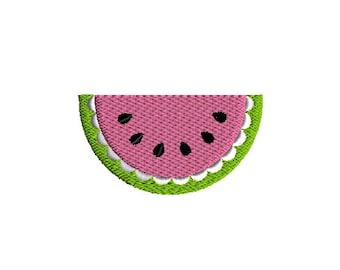 Mini Watermelon Machine Embroidery Design-INSTANT DOWNLOAD
