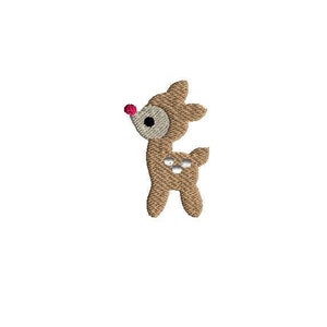 Mini Deer Machine Embroidery Design-INSTANT DOWNLOAD-3 sizes