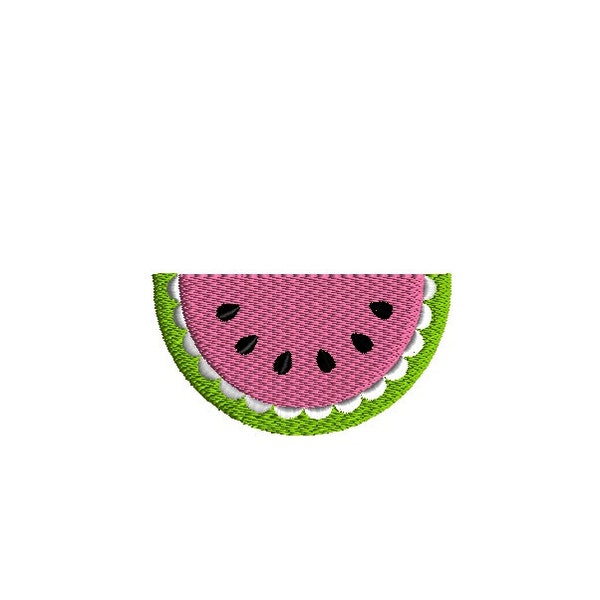 Mini Watermelon Machine Embroidery Design-INSTANT DOWNLOAD