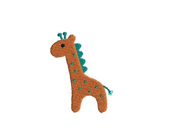 Mini Giraffe Machine Embroidery Design-INSTANT DOWNLOAD-3 sizes