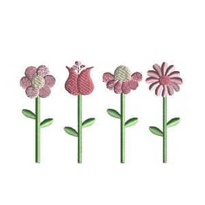 Stems (Flowers) Machine Embroidery Design-INSTANT DOWNLOAD