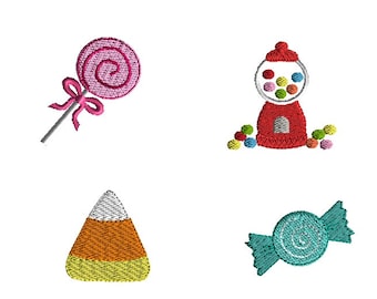 Mini Candy Machine Embroidery Design Set-INSTANT DOWNLOAD