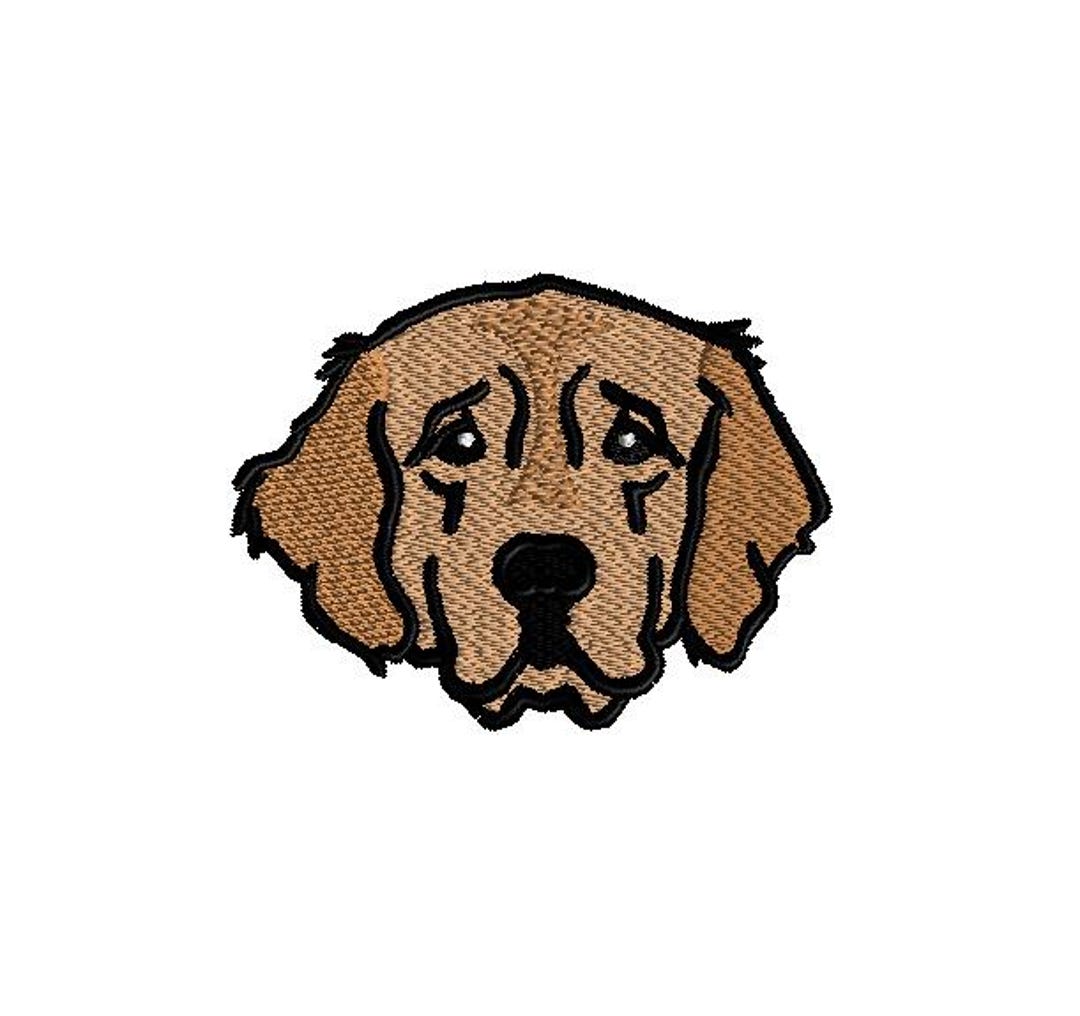 Golden Retriever Machine Embroidery Design-instant DOWNLOAD - Etsy