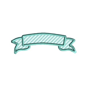 Banner Applique Machine Embroidery Design-INSTANT DOWNLOAD