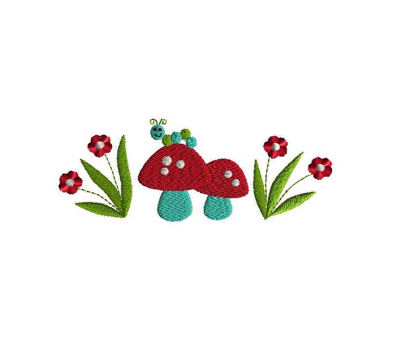 Garden border machine embroidery designinstant download  etsy Garden border machine embroidery designinstant download  etsy