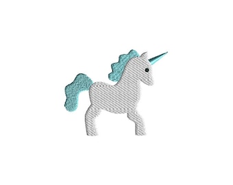 Mini Unicorn Machine Embroidery Design-INSTANT DOWNLOAD
