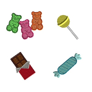 Ensemble de motifs de broderie Machine Mini Candy 2 - TÉLÉCHARGEMENT INSTANTANÉ