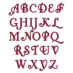 Desenhos de bordado à máquina do alfabeto Little Lord Fontleroy - DOWNLOAD INSTANTÂNEO