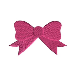 Bow Filled Stitch Machine Embroidery Design-INSTANT DOWNLOAD image 1