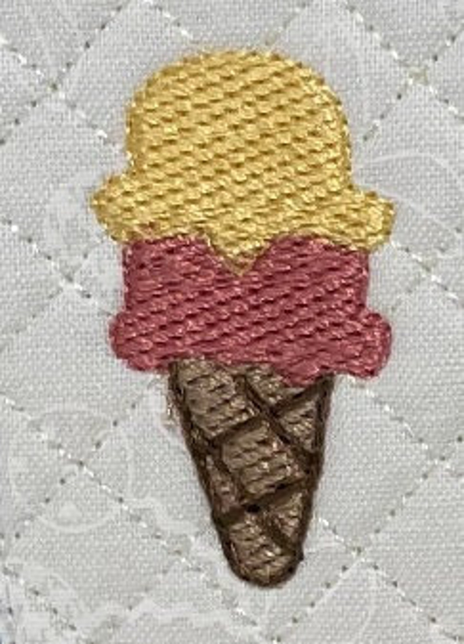 Mini Ice Cream Cone Machine Embroidery Designinstant DOWNLOAD Etsy