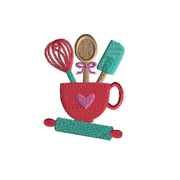Machine Embroidery Designs Kitchen Etsy