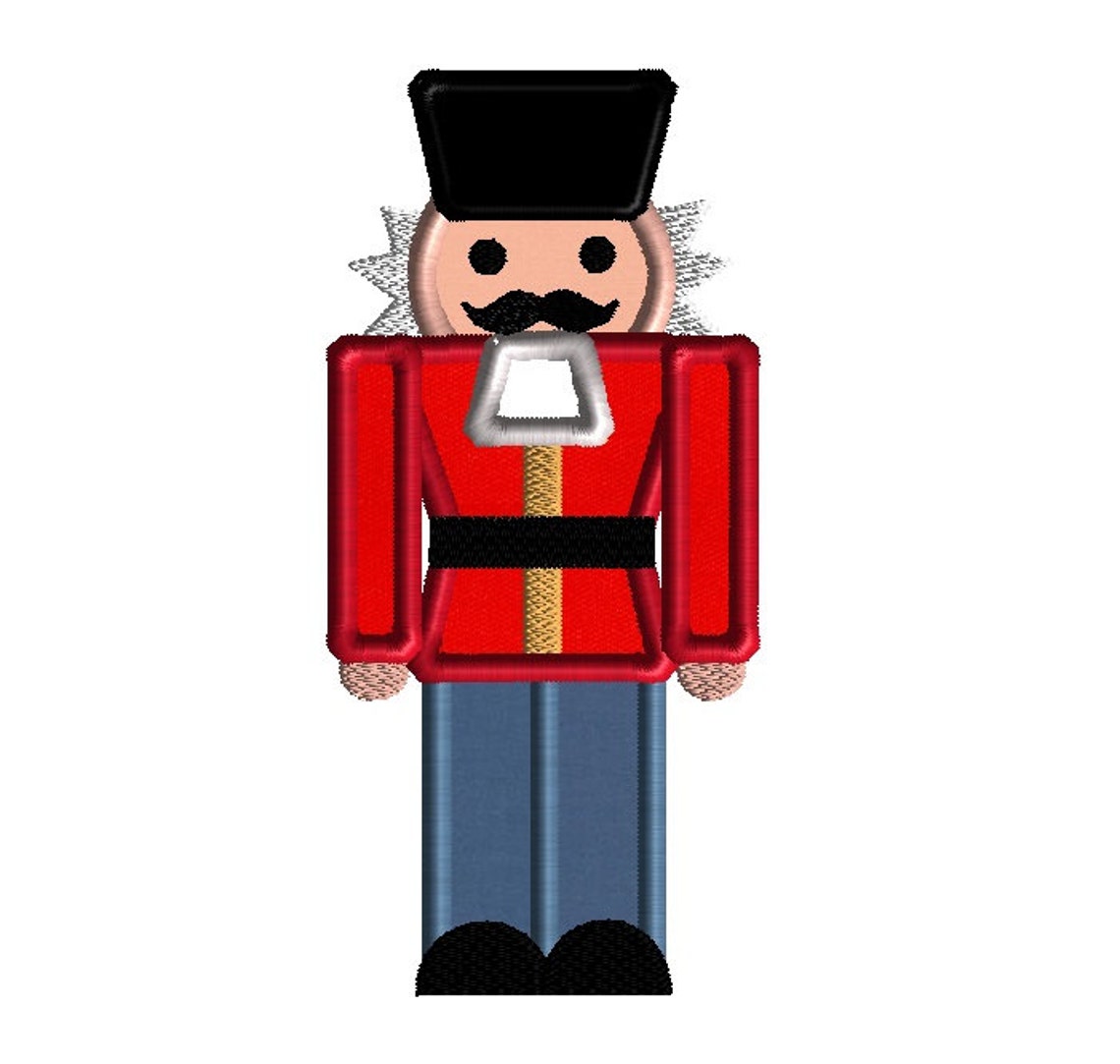 Nutcracker Applique Machine Embroidery Designinstant DOWNLOAD Etsy