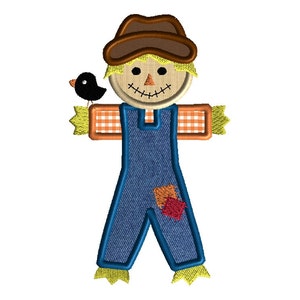 Scarecrow Applique Machine Embroidery Design-INSTANT DOWNLOAD