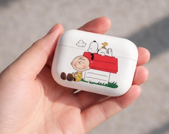 Peanuts Cartoon AirPods Case, Snoopy AirPods Cover, Charlie Brown AirPods Pro Case, Cute Cartoon Tech Accessory, Gift For Peanuts Fans