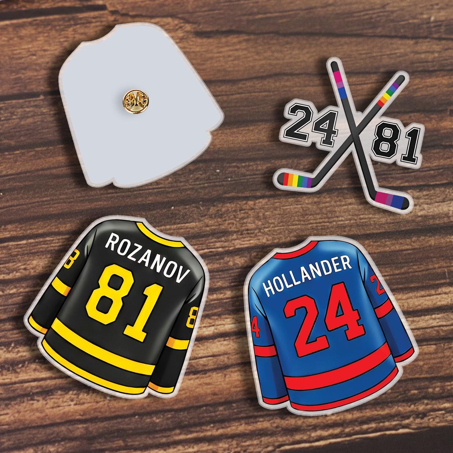 Pin's Hockey Sur Glace – Badge Sportif Allemand