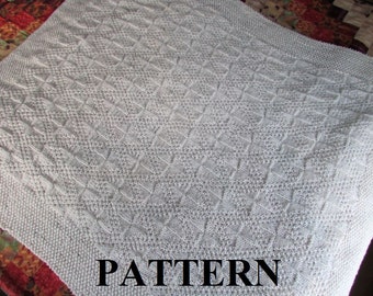 Knit Baby Blanket Pattern, Baby Blanket Pattern, Knitting Pattern Blanket, Knitting Pattern, Knit Purl, Aran Cable Knit, Irish Baby Blanket