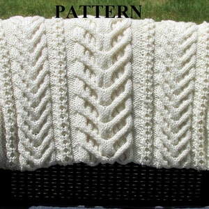 Knit Baby Blanket Pattern, Baby Blanket Pattern, Knitting Pattern Blanket, Knitting Pattern, Irish Baby Blanket, Digital Download, Heirloom image 4