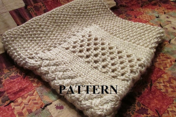 Basket weave knitting pattern blanket new arrivals