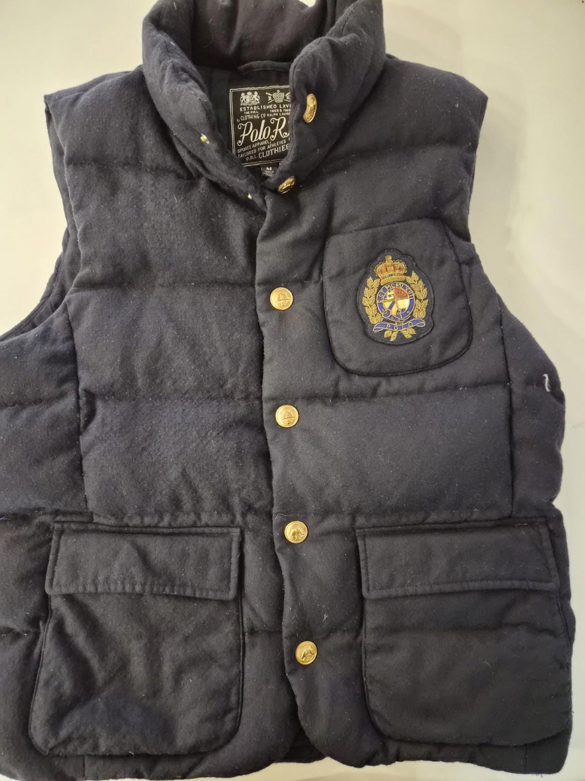 Vintage Ralph Lauren Down Vest - Etsy