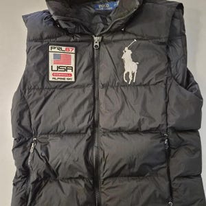 Vintage Ralph Lauren Down Vest - Etsy