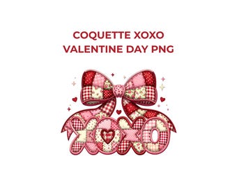 Kokette XOXO Valentinstag PNG | XOXO Valentinstag png | Kokette Valentine Design | Sublimation png | Digitaler Download Trending png