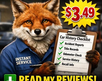 Liste de vérification de l'historique des voitures d'occasion (livraison immédiate)