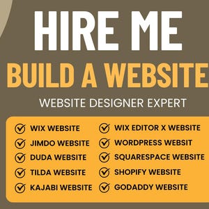 Business website design and redesign WIX, Wix Editor X, WordPress, Squarespace, Jimdo, Duda, Tilda, kajabi and Shopify website.