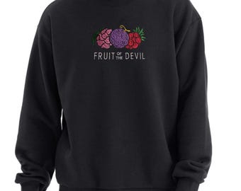 Subtle Embroidered OP Anime Demon Fruits Shirt, Action Manga Shirt, Gift for Fan Lover
