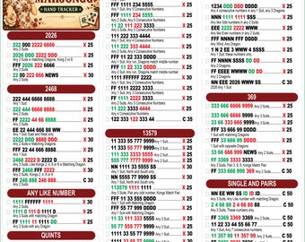 2026 Mahjong Hand Tracker, Mahjong americano imprimible, Mah Jongg, cuadro de mando de Mahjong, fichas de Mahjong, Noche de juegos de Mahjong, Descarga en PDF