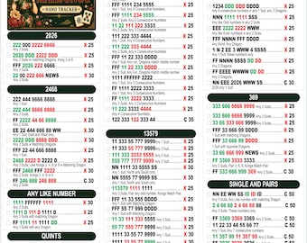 2026 Mahjong Hand Tracker, Mahjong americano imprimible, Mah Jongg, cuadro de mando de Mahjong, fichas de Mahjong, Noche de juegos de Mahjong, Descarga en PDF