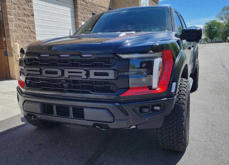 2024 Raptor R Window Sticker 2024-2026 Ford Raptor F-150 Headlight Accent Vinyl Decals Fp/raptor ...