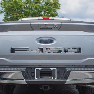 3D Chrome Tailgate Rear Letters Inserts For Ford F-150 2021-2024 Trunk Badges