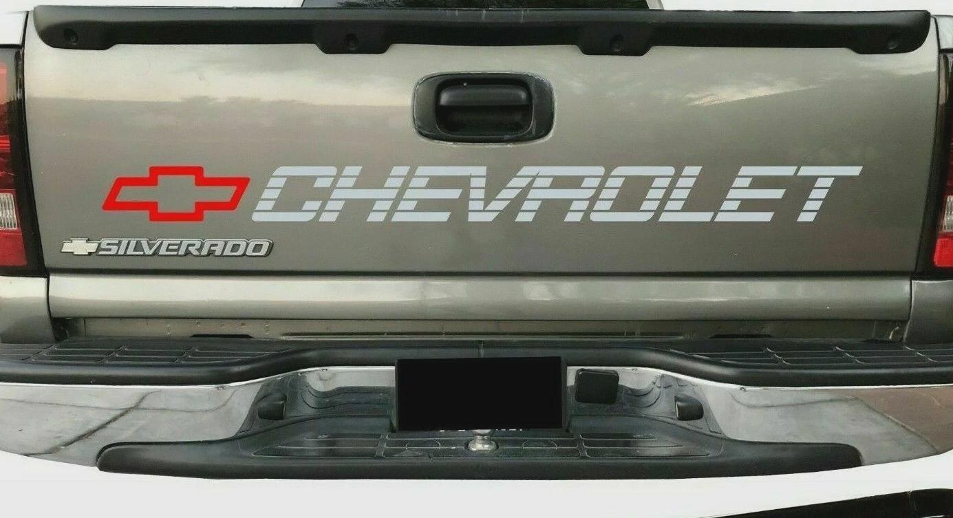 CHEVY Decals CHEVROLET Vinyl Sticker Silverado 1500 Bed Tailgate ...
