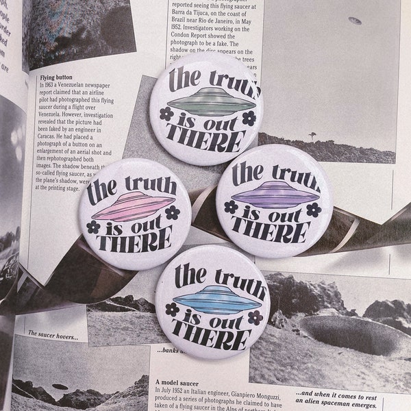 The Truth is Out There 2.25" Pinback Button