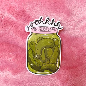 Pretty Pickles vinyl sticker glitter girlie