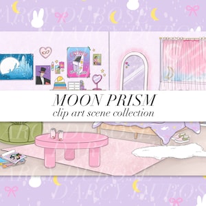 Moon Prism SCENE w LICENSE | Sailor Moon | Kawaii | Anime | Magical | Cute