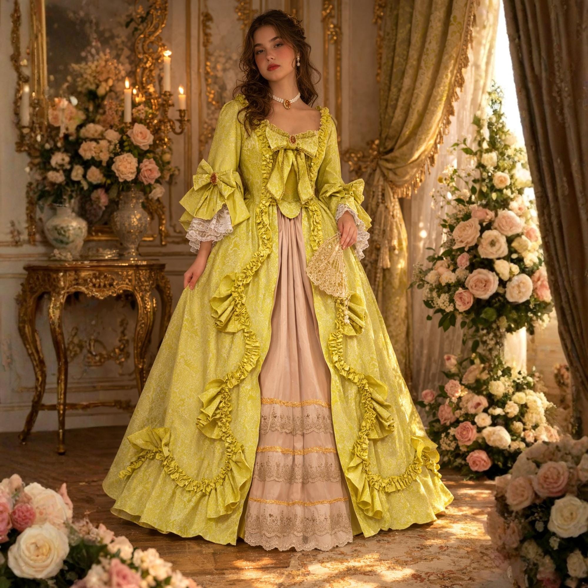 slim fit dress slacks Royal French Noble Costume main image 1
