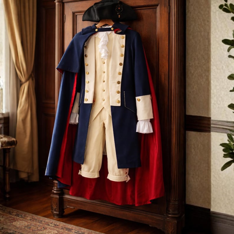 18th Century Colonial Frock Coat Costume Set | Rev War Uniform, Rococo ...