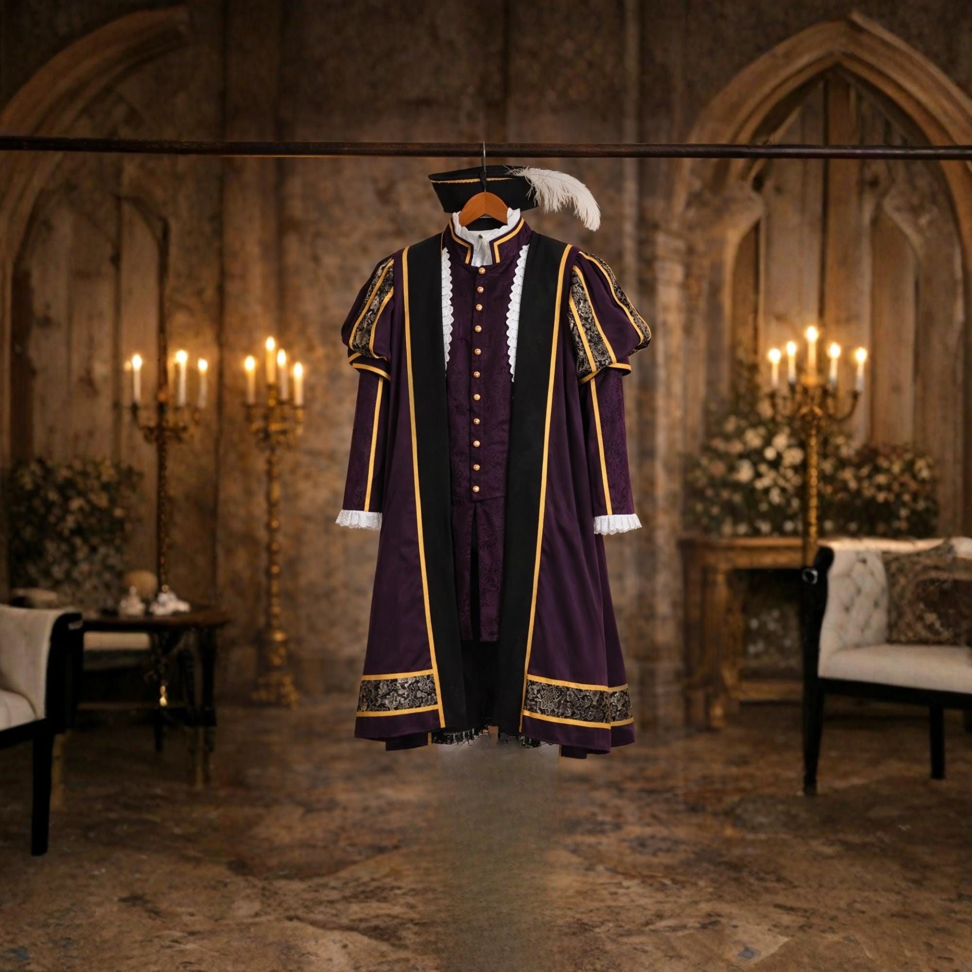 Medieval Stage Wear Tudor King Henry VIII Cosplay Costume Renaissance medieval-stage-wear-tudor-king-henry-viii-cosplay-costume-renaissance