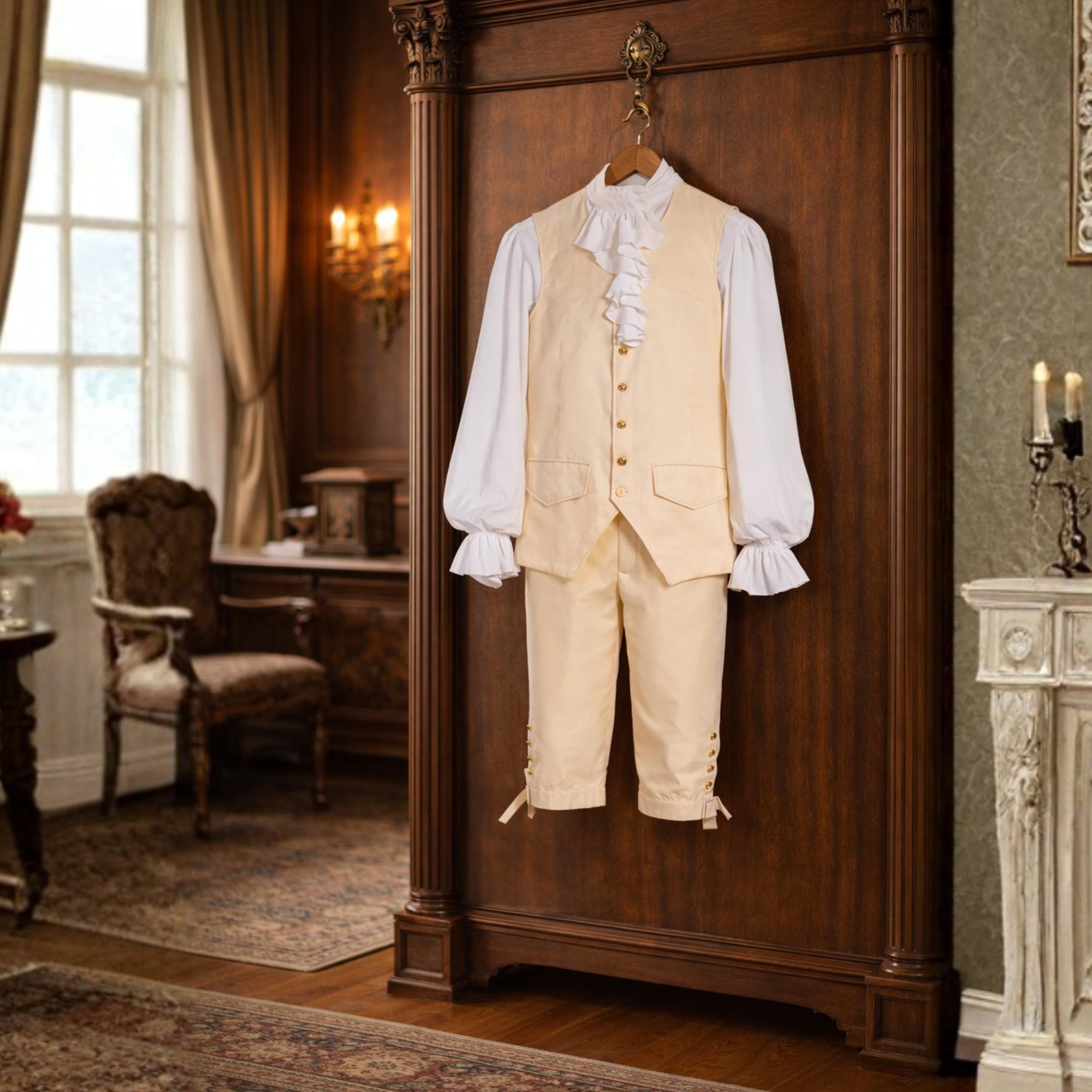 18th Century Colonial Frock Coat Costume Set | Rev War Uniform, Rococo ...