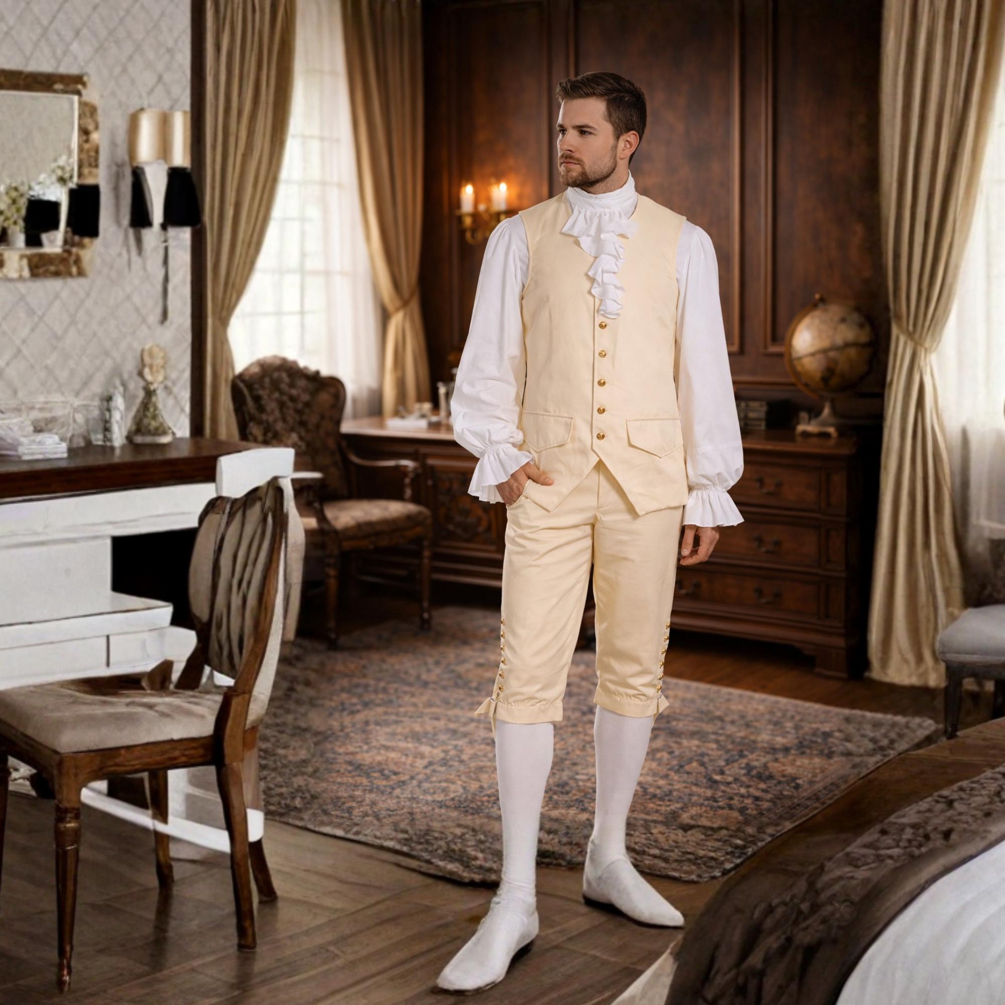 18th Century Colonial Frock Coat Costume Set | Rev War Uniform, Rococo ...