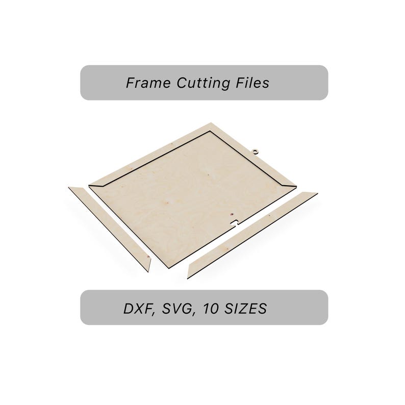Laser Cut Picture Frame SVG Bundle | Multi Photo Frame Files (digital ...