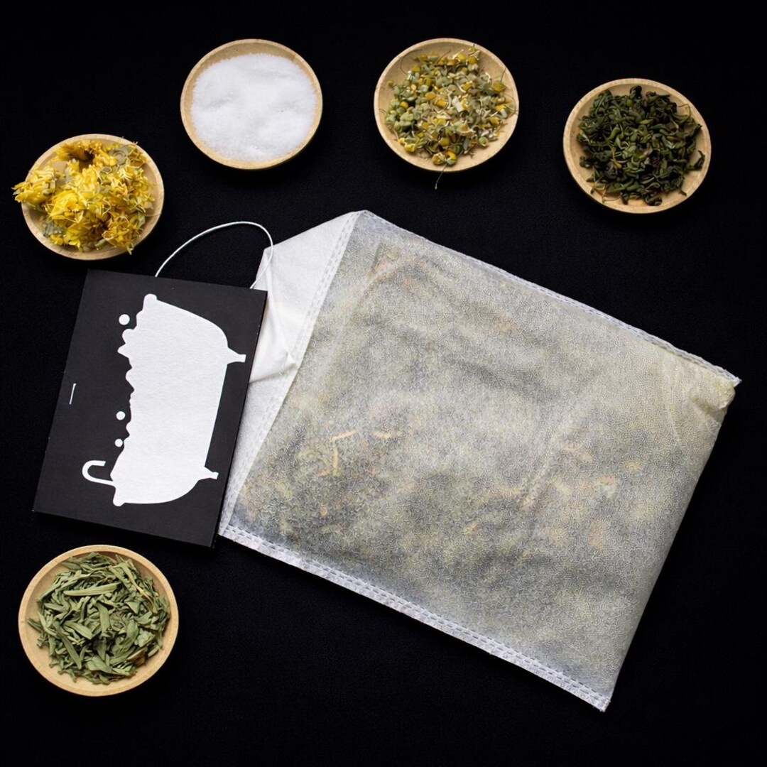 Tea Ritual Set Botanical Bath Tea Ritual Set | Handmade Herbal Spa Gift - Set of 3 - Etsy