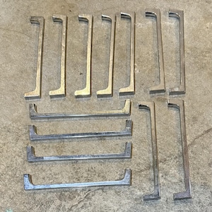 Lot 13 chrome pulls 6 1/4" centers