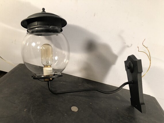 Antique Victorian Gas Lantern Made Into A Modern Porch Light Image 0