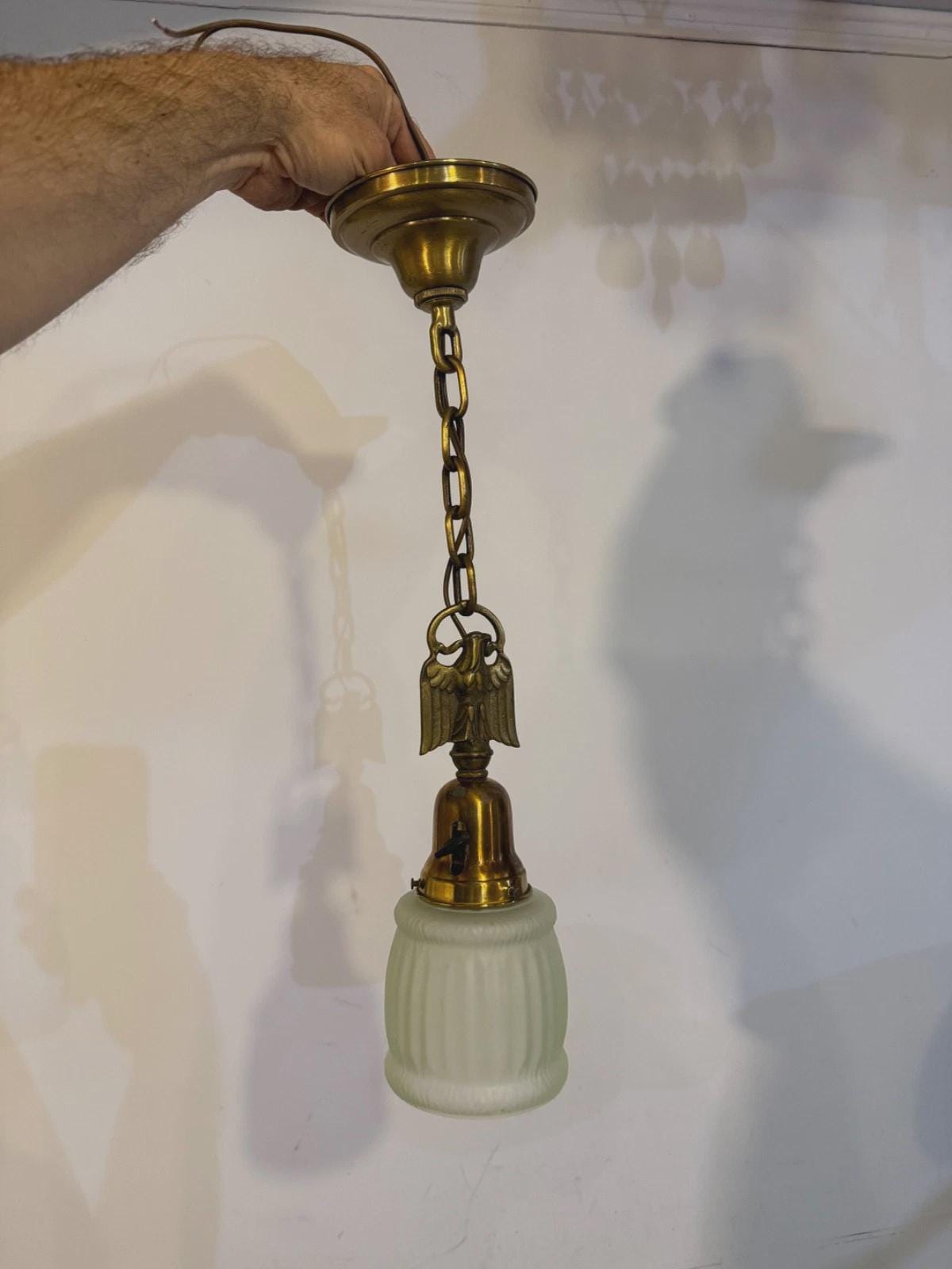 Vintage Eagle Light Fixture - Etsy