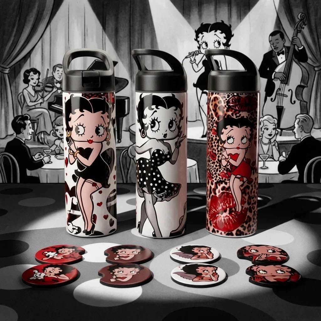 Black Betty Boop Kitchen Set - Etsy